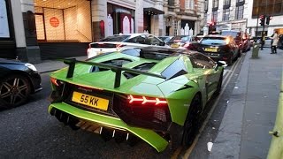 VERDE ITHACA AVENTADOR SV IN LONDON !!  // WOS