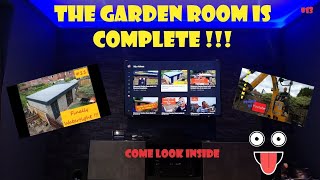 How to build a mancave or garden room #13 Completed