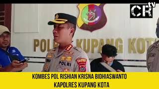 POLRES KUPANG KOTA TANGKAP PELAKU PENCURIAN DI DAERAH LILIBA KOTA KUPANG