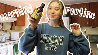 my updated morning routine: trying javy coffee, productive, new skincare | clark university