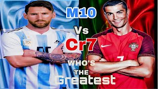 All time Lionel Messi vs Christiano Ronaldo