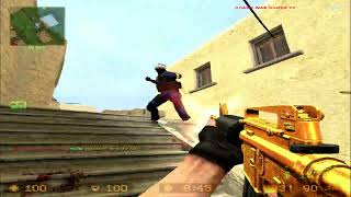 Counter Strike Source Golden M4A1 2023 _ السلاح الذهبي في كونتر سترايك سورس 2023