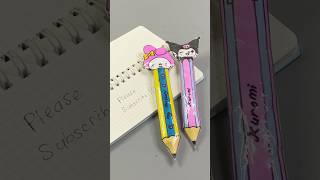 How to make Pen squishy my melody #asmr #shorts #papercraft #diy #squishy #mymelody