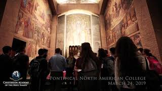 Singing at the Pontifical North American College