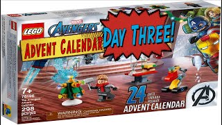 DAY 3! Lego Marvel Advent Calendar 76196 Unboxing & Review