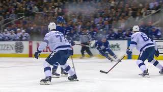 Jake Gardiner 4th  Goal of the Season! 2/12/2018 (Tampa Bay Lightning at Toronto Maple Leafs)