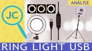 Ring Light USB (com tripé). Será que vale a pena?