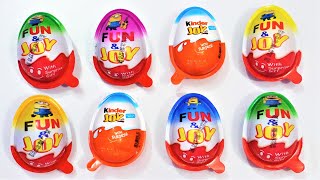 NEW! 500 GLITTER KINDER JOY Toys Opening - A lot of surprise eggs chocolate ASMR