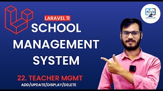 School Management System using Laravel || Teacher Management ||  Laravel 11 🚀