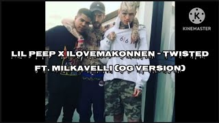 ☆Lil Peep☆ x ILoveMakonnen - Twisted (Lyric Video) ft. Milkavelli (OG Version)