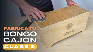 TUTORIAL cómo hacer un BONGO - Clase 5 - pegado de la tapa