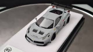 [Unboxing] JEC Liberty Walk Ferrari 458 Liberty Works Ver.2 Zero Figther Grey Edition