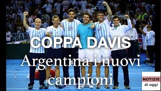 Tennis, Coppa Davis: Argentina batte la Croazia _  NOTIZIE DI OGGI Lunedì 28 Novembre 2016