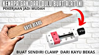 ternyata hanya dengan kayu bekas !! buat alat penjepit serbaguna dari kayu bekas