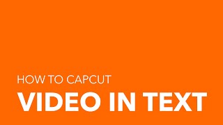 How to add VIDEO inside TEXT in CAPCUT ( or make text TRANSPARENT similar as the 1917 trailer)