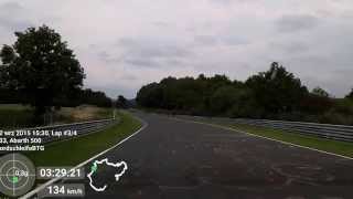 Nurburgring 12.09.2015 Abarth 500 lap 3/4