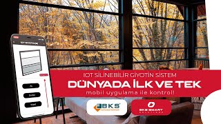 Dünyada ilk ve tek  IOT teknolojili cam balkon sistemi : IOT Silinebilir Giyotin sadece BKS'de