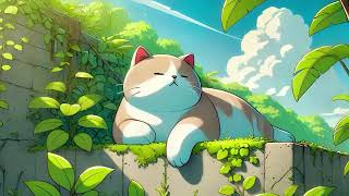 Lofi With My Cat || Cat & The Morning Vibe 🐱🎶Chill/Sleep/Healing [ Lofi Mix - Lofi Songs ]