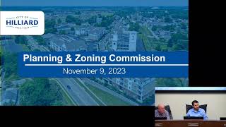 Planning & Zoning Commission - Nov 09 2023