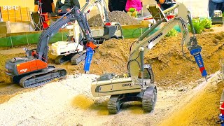 MIND BLOWING RC DEMOLITION MACHINES !! RC TRUCKS STUCKING !!