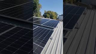 The rooftop #PVsystem installations with ASTORIOS solar panels.