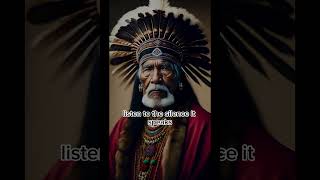 Ancient wisdom - native American proverb#viral #ytshorts#shortsfeed #shorts#nativeamerican #america