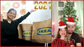 İLK YILBAŞI ALIŞVERİŞİMİZ 🎁🌲 AĞAÇ SÜSLÜYORUZ | HOŞ MU GELİYORSUN 2021? (İkea,Trendyol)