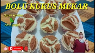 RESEP DAN CARA MEMBUAT BOLU KUKUS MEKAR LEMBUT TANPA SODA