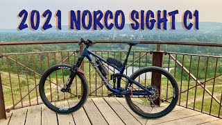 2021 Norco Sight C1 Bike Check | A Progressive Geometry All Mountain Bike |