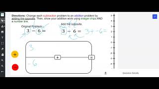 Subtracting Integers Day 1 Problem 5