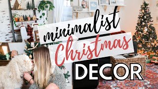 DECORATE WITH ME MINIMALIST CHRISTMAS 2019 // MINIMALIST CHRISTMAS DECOR // MINIMAL CHRISTMAS