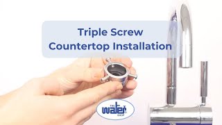 Triple Screw Countertop Installation