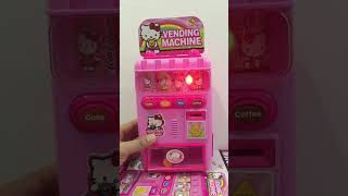 CUTE PINK HELLO KITTY #shorts  #vendingmachine #viral #asmr