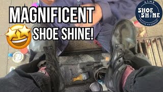 S7E11 Magnificent Shoe Shine Service #ASMR #shoeshine #faustoarizmendi