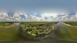 Montsoreau and the Loire - France - 360° Panorama