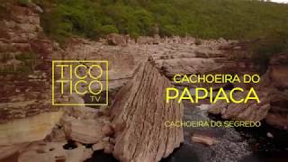 Cachoeira do Papiaca com drone | Chapada Diamantina, Bahia, Brasil