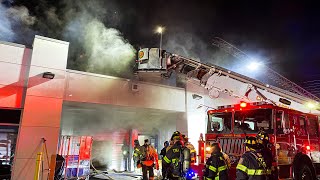 Two Alarm Commercial Structure Fire Ocean New Jersey 12/25/22