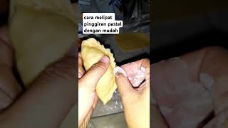 cara melipat pinggiran pastel #pastel #shortvideo #shortsvideo #cetakanpastel #pinggiranpastel