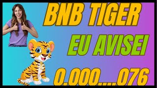 BNB TIGER - CZ BINANCE NÃO SE ARREPENDA DEPOIS. MUITO MARKETIG CHEGANDO AGORA. SERÁ QUE CORTA ZERO?