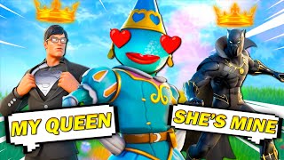 3 gamers COMPETE for their FORTNITE PRINCESS..