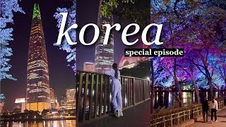 Seoul Vlog 🇰🇷 | Evening Walk along Seokchon Lake Park in Jamsil Seoul Korea💕