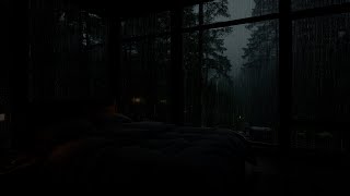 Beat Insomnia to Sleep Better with Soothing Rain and Thunder Sounds at Night - ASMR White Noise