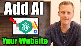 How To Add AI To ANY Website in Minutes! (How To Make Money Online 2024)