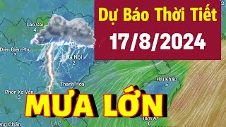 Dự báo thời tiết mới nhất hôm nay và ngày mai 17/8/2024