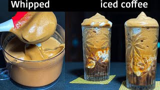 HOW TO MAKE WHIPPED ICED COFFEE