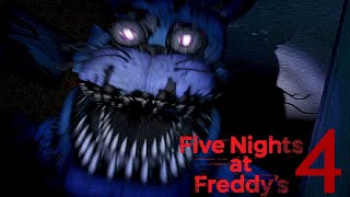 THE SCARIEST FNAF GAME EVER!! (Five Nights At Freddy's 4 - Part 1)