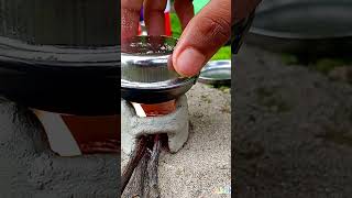 Mini Rice Cooking #shorts #shortfeed #ytshorts #tinyfoodset