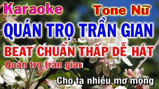 karaoke quán trọ trần gian | tone nữ | nhạc sống rumba dễ hát | ST Đăng Anh | phương hiếu organ