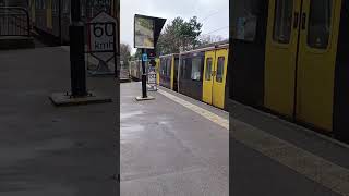 Tyne & Wear Metro Metrocar departing North Shields