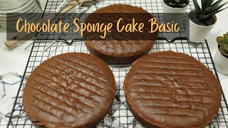 CHOCOLATE SPONGE CAKE SUPER BASIC